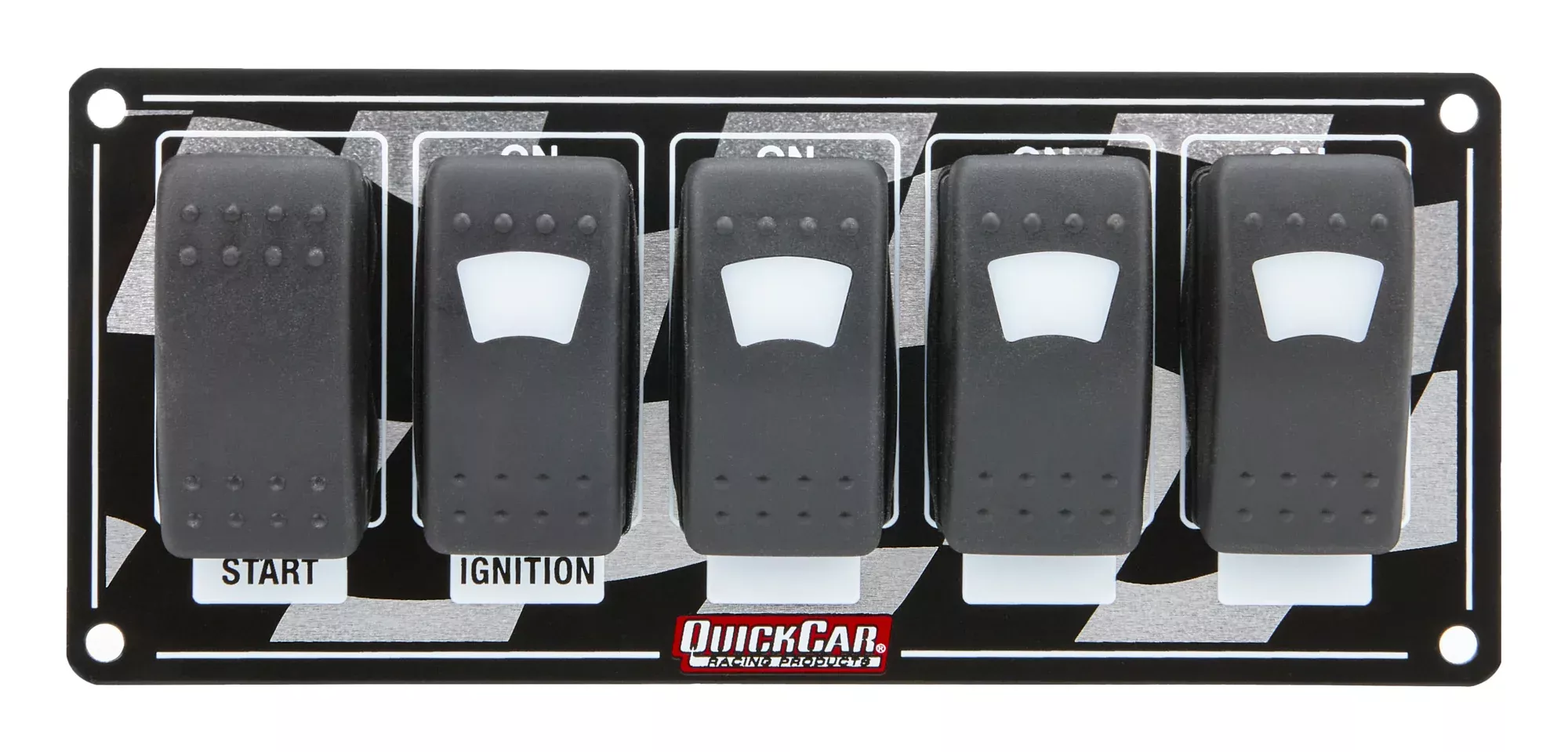 Quickcar Racing - Ignition Panel w/ Rocker Switches & Lights