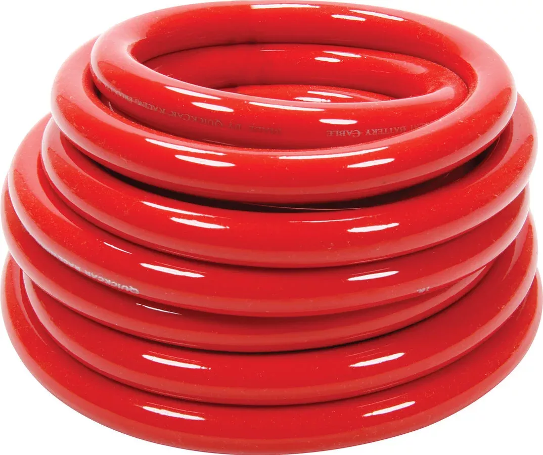 Quickcar Racing - Power Cable 2 Gauge Red 15Ft