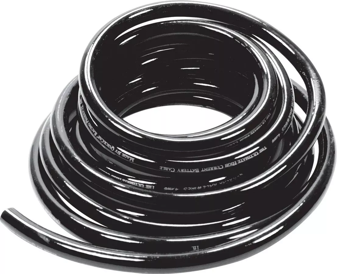 Quickcar Racing - Power Cable 4 Gauge Blk 15Ft