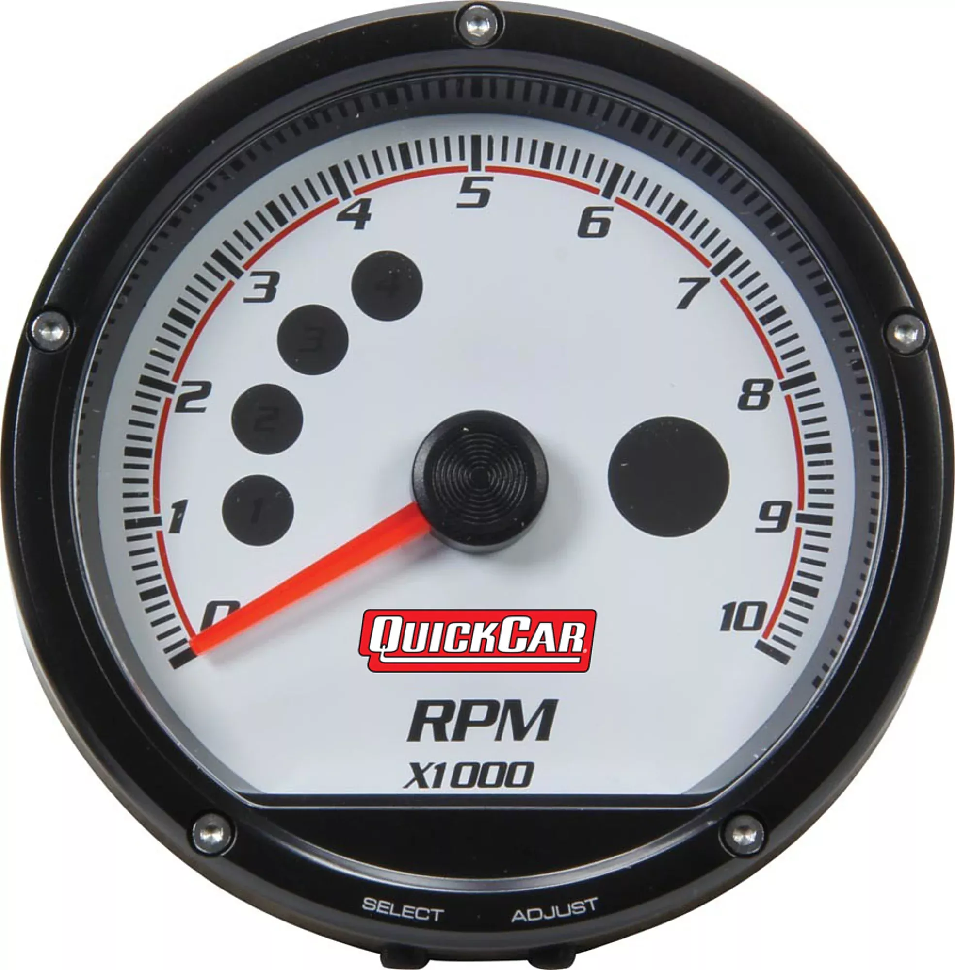 Quickcar Racing - Redline Multi-Recall Tach White