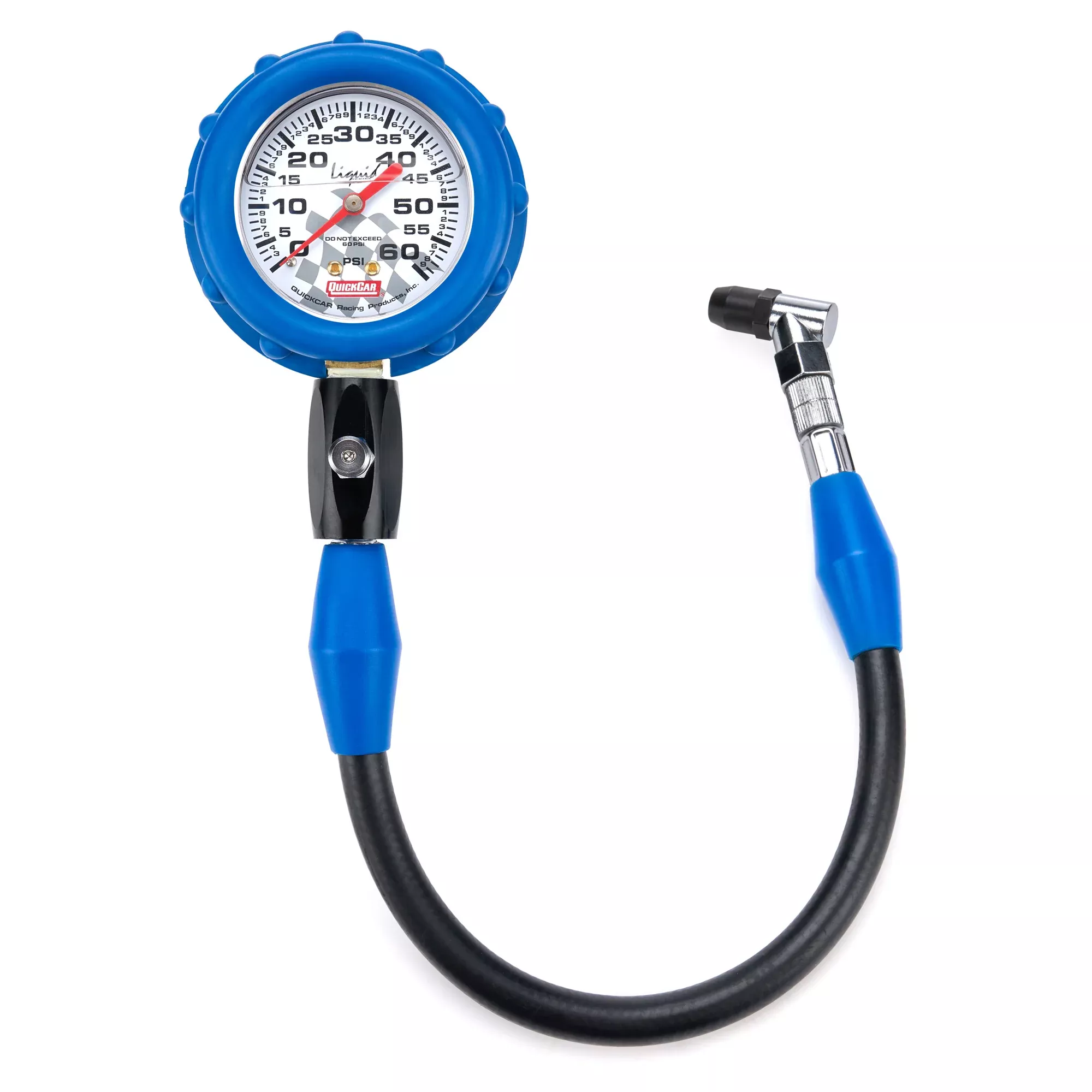Quickcar Racing - Tire Gauge 60 PSI Liquid Filled