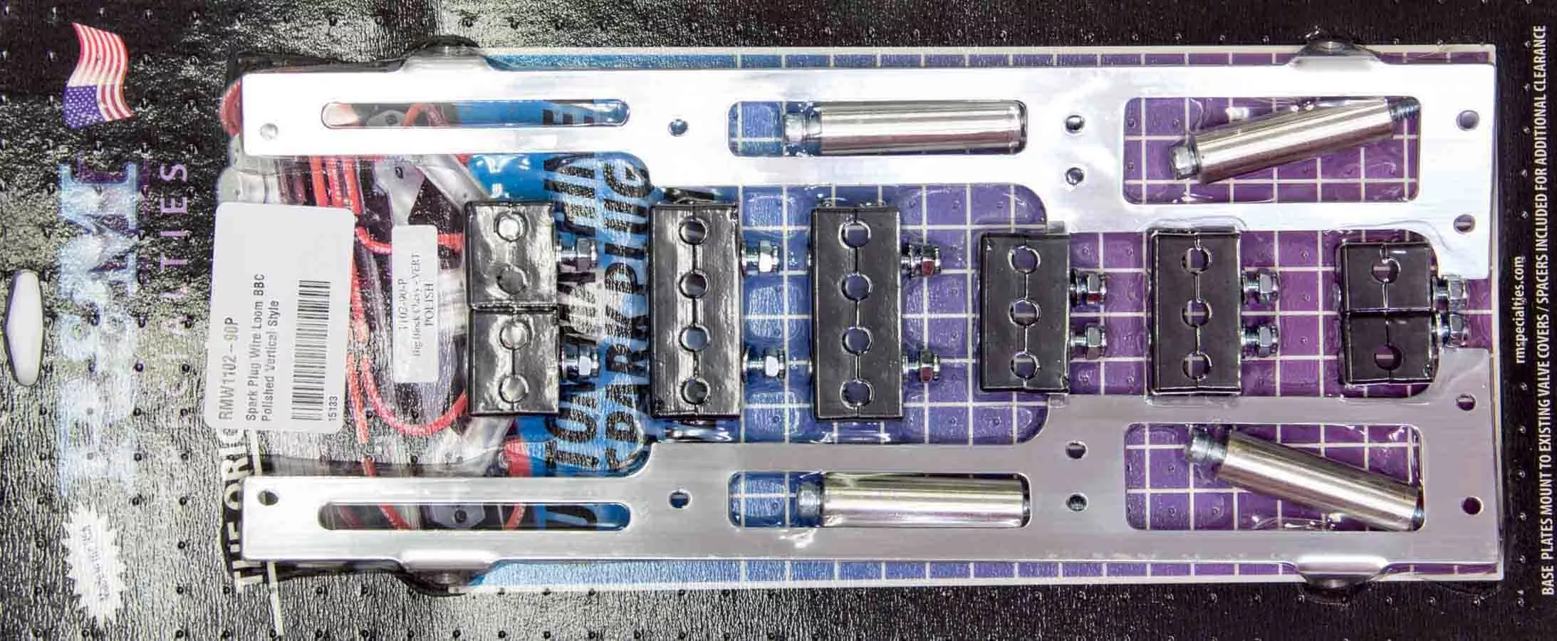 R and M Specialties - Chevy BB Wire Loom Pol.