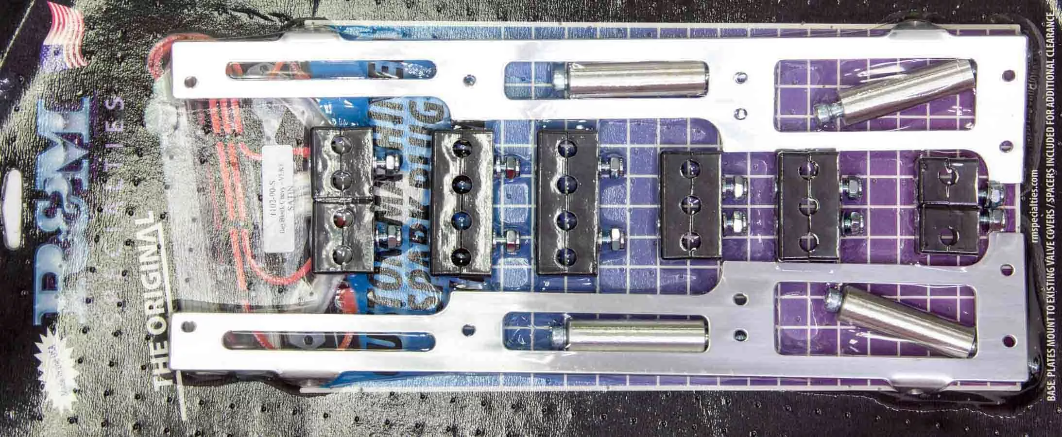 R and M Specialties - Spark Plug Wire Loom BBC Satin