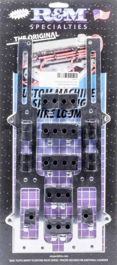 R and M Specialties - Spark Plug Wire Loom SBF Polished