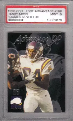 Randy Moss 1998 Collectors Edge Advantage Card