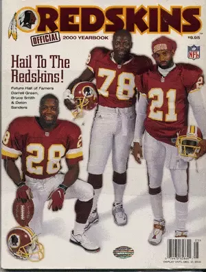 Redskins Autographed 2000 Yearbook