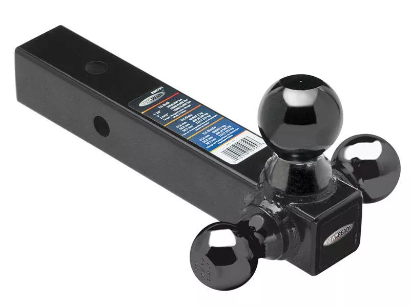 REESE - Tri-Ball Ball Mount 2in Sq. Solid Shank w/Black