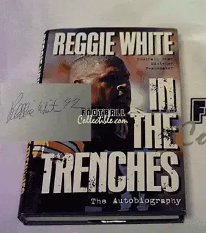 Reggie White Autographed “In The Trenches” Autobiography