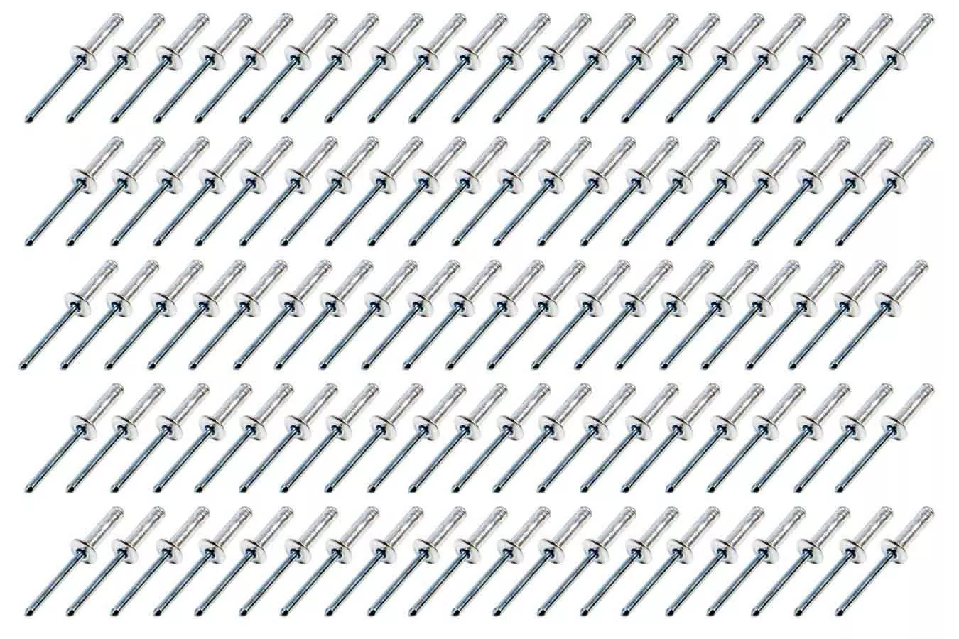 Small Head Rivet Silver 100pc 3/16in