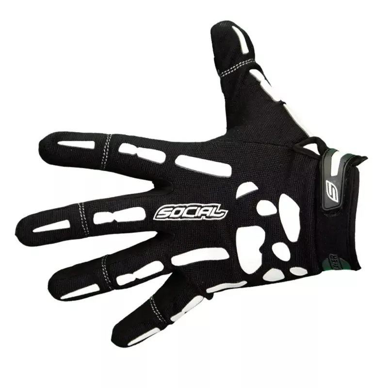 Social Paintball Grit Gloves – Skeleton Bones – Small
