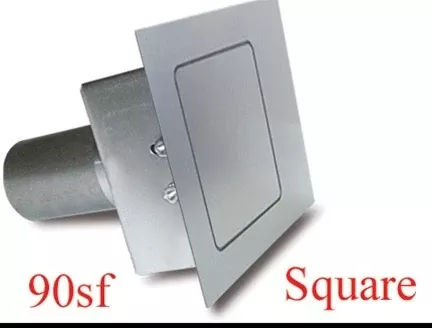 Square Fuel DoorFlat Surfaces