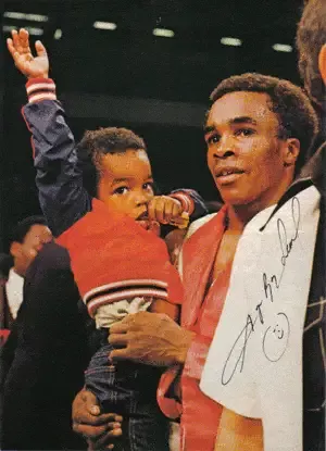 Sugar Ray Leonard Autographed Tear Sheet