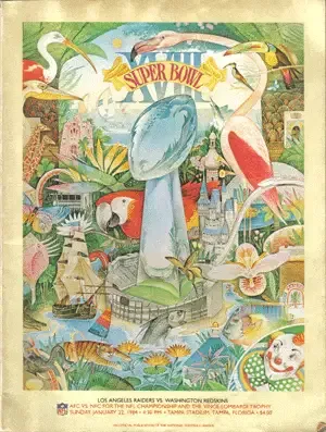 Super Bowl XVIII Program
