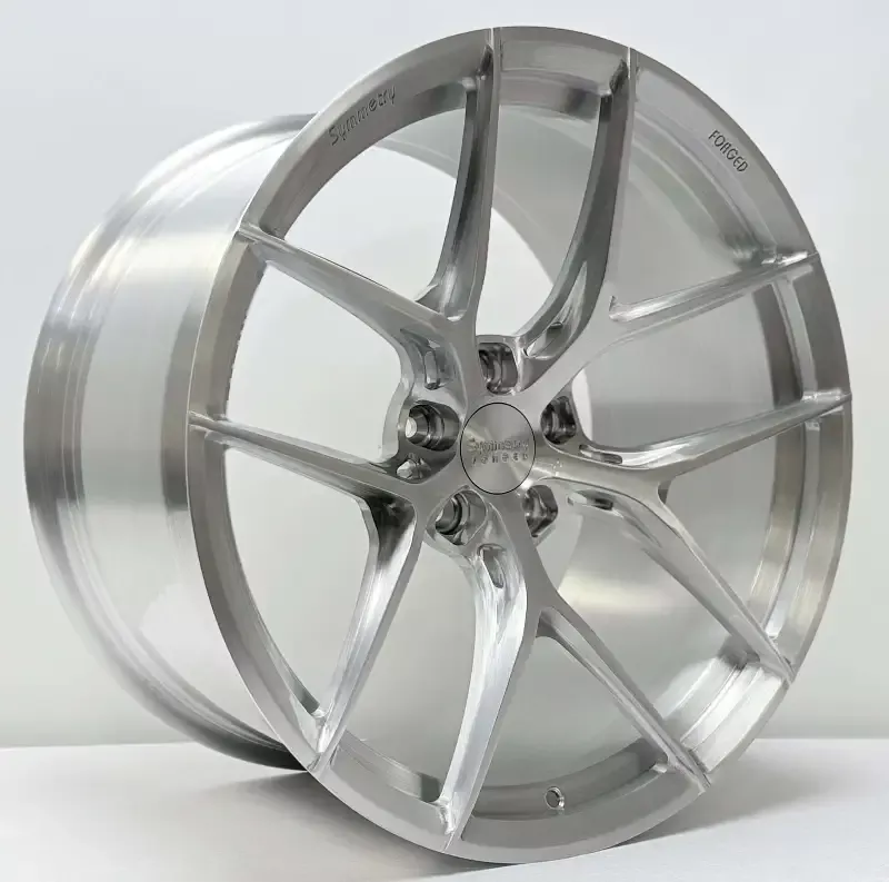 Symmetry Forged Wheels – SF-07- Brushed Clear