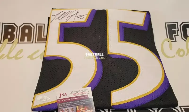 Terrell Suggs Autographed Baltimore Ravens Jersey