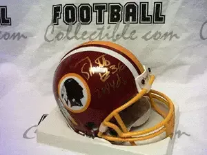 Timmy Smith Autographed Washington Redskins Mini Helmet