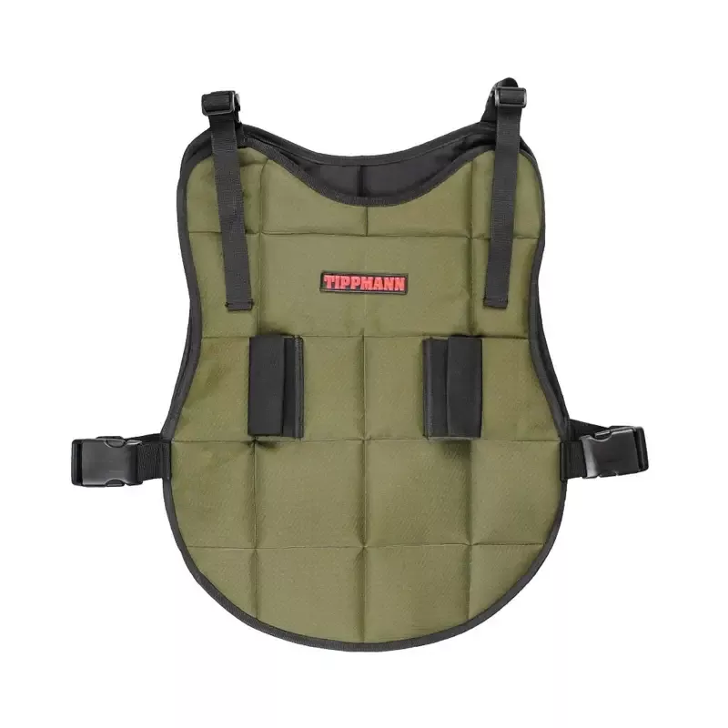 Tippmann Chest Protector – Podded – Black / Olive Reversible