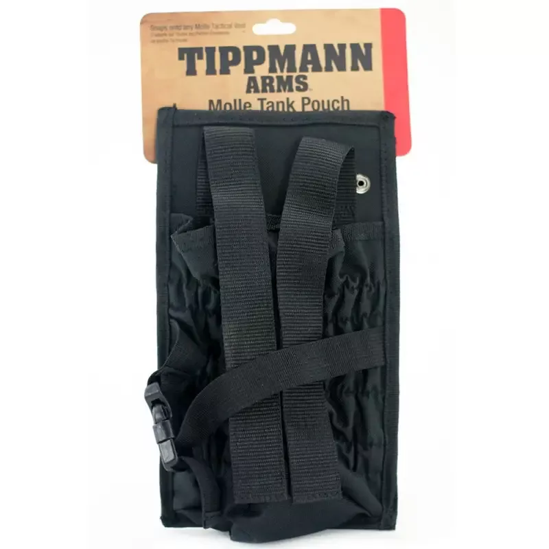 Tippmann Molle Vest Accessory – Tank Holder / Pouch – Black