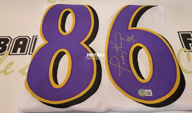 Todd Heap Autographed Baltimore Ravens Jersey