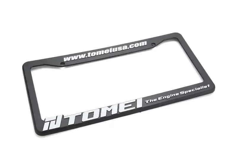 Tomei USA License Plate Frame – The Engine Specialist Black / White Logo