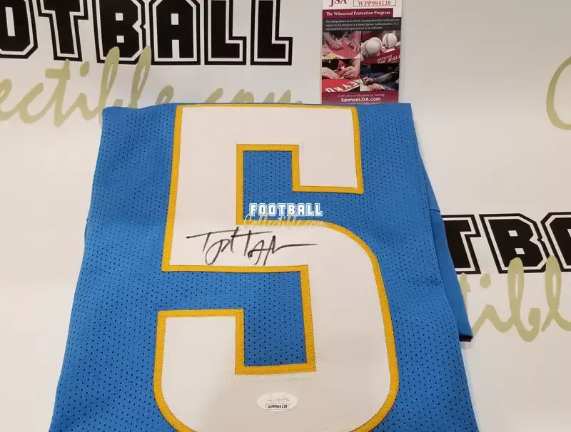 Tyrod Taylor Autographed Chargers Jersey