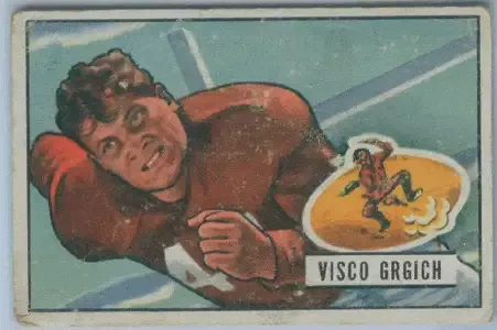Visco Grgich 1951 Bowman Card