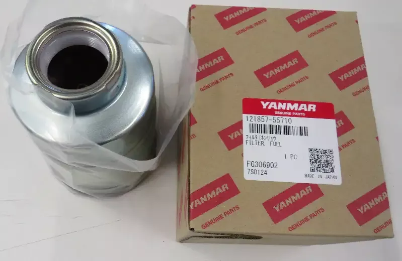 Yanmar 121857-55710 Fuel Filter 4LH-TE/HTE, 4JH45, 4JH57, 4JH80, 4JH110 **REPLACES 121857-55710-12** 10/18/2025 THIS PART IS IN STOCK 10/18/2025