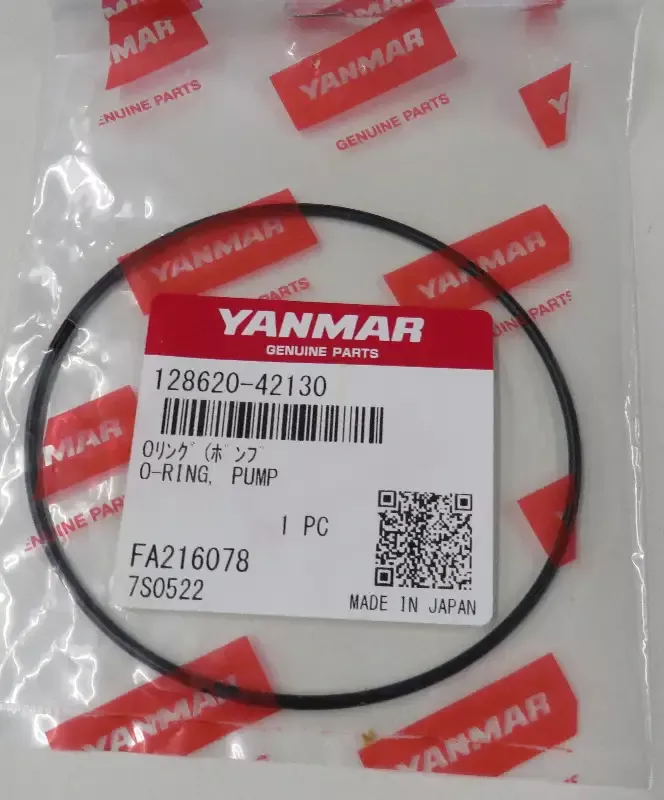 Yanmar 128620-42130 O-Ring 6CX Series Raw Water Pump Cover 10/18/2025 THIS PART IS IN STOCK 10/18/2025